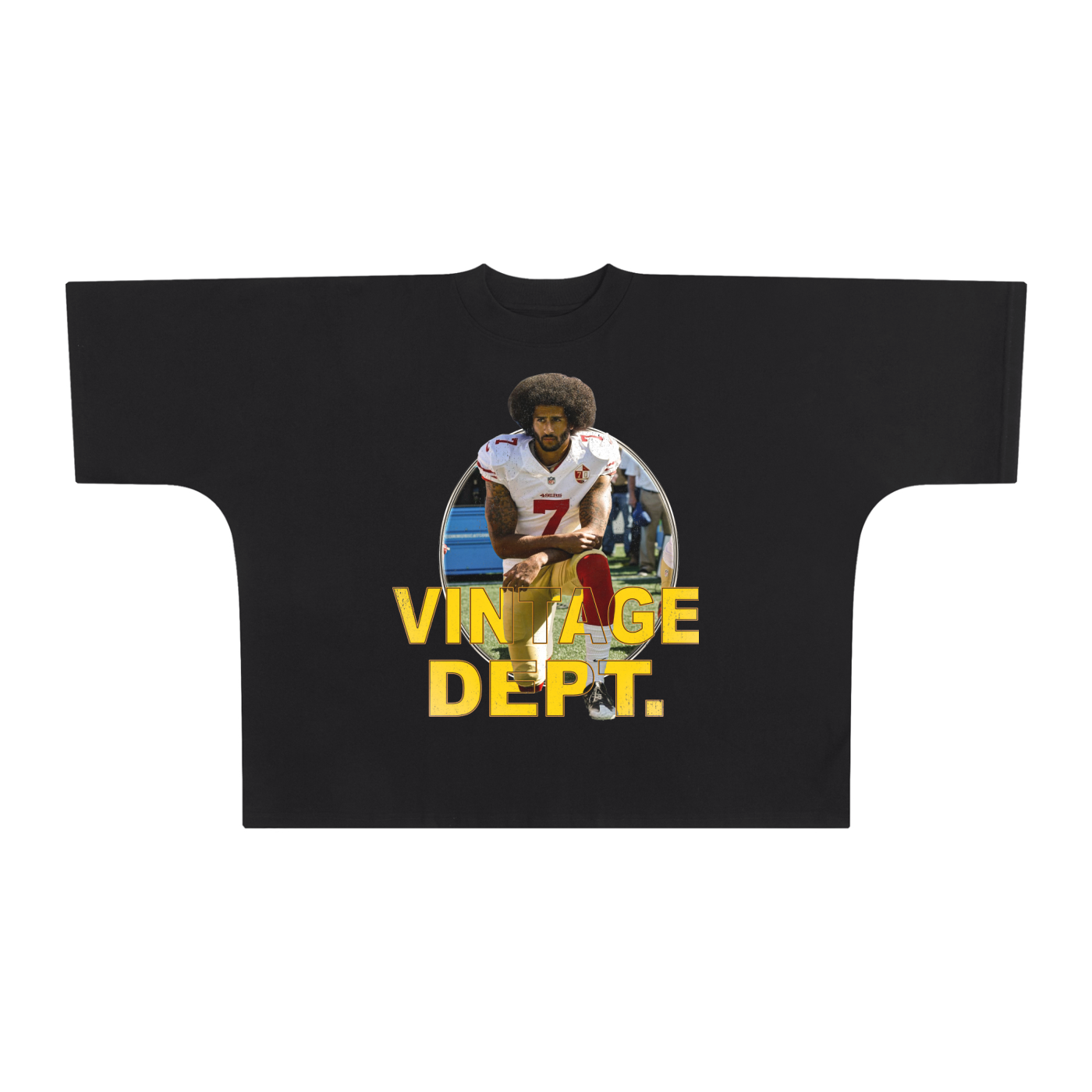 Kneeling Colin Kaepernick Oversized Tee