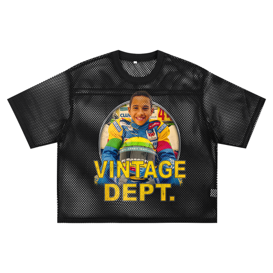 See-through LEWIS HAMILTON  Boxy Net T-shirt
