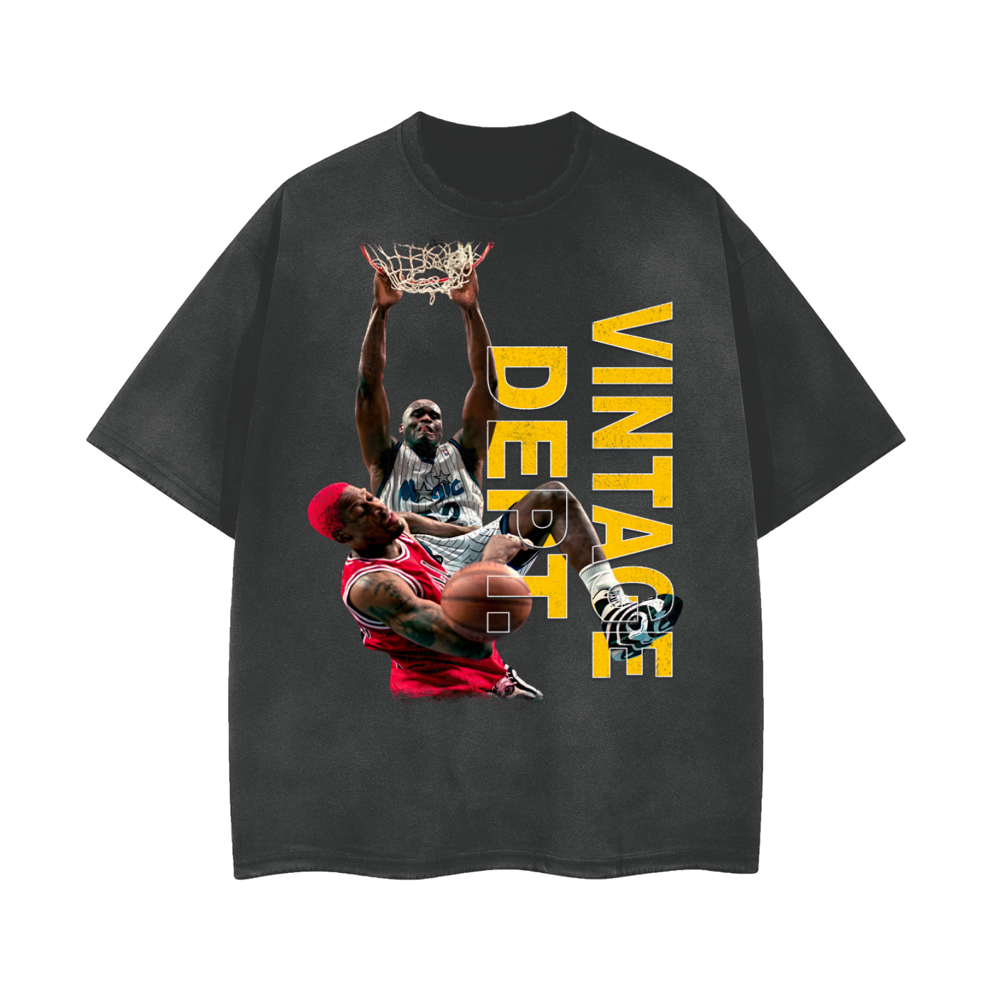 Vintage Shaq Dunks on Rodman T-Shirt